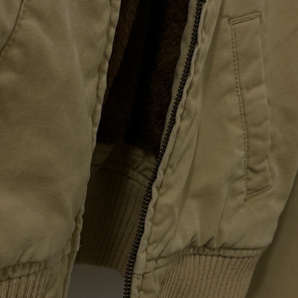 Vintage Abercrombie & Fitch Workwear bomber zip jacket cotton XS - Picture 3 of 8